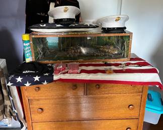 USMC, Diorama, Oak Dresser 