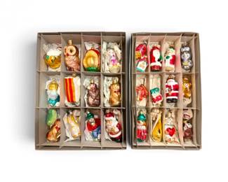 107 OldWorldChristmasRadkoGlassOrnamentsAnimalsSantaMore
