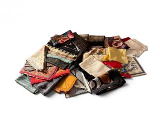 215 DesignerSilkScarveswHatBoxDiorRalphLaurenAnneKlein