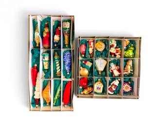 38 LargeOldWorldChristmasRadkoFiguralGlassOrnamentsAllNew