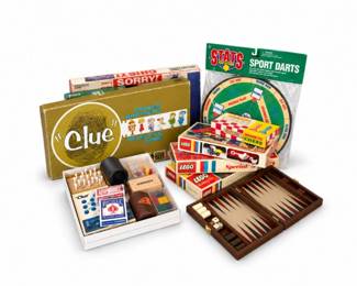 148 VintageBoardGamesToysClueBattleshipLEGOBackgammonMore