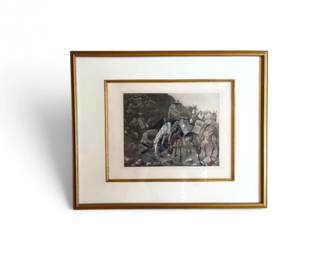 133 FredericRemingtonMuleTrainCrossingtheSierrasFramedPrint