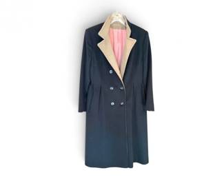 111 VintageJulesMillerNewYorkDoubleBreastedWoolCoatPetiteXSS