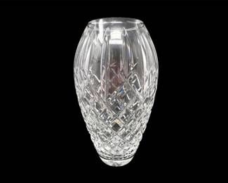 22 WaterfordAraglinCutCrystalFlowerVaseSigned