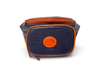 224 VintageDooneyBourkeStyleDuckLogoFannyPackNavyTan