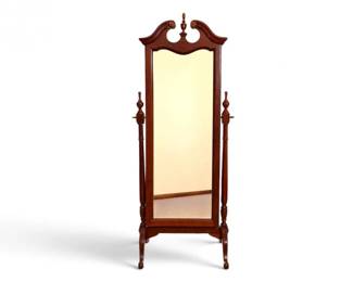 251 SolidWoodAdjustableFullLengthStandingChevalMirror