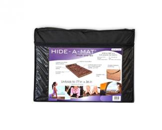 228 HideAMatPackandGoFoldingSleepingMatwCarryCase