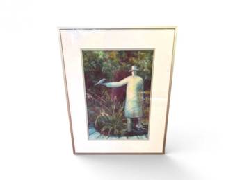 39 OriginalMGoeppelePaintingAfterJeanMichelFolonBirdFountain