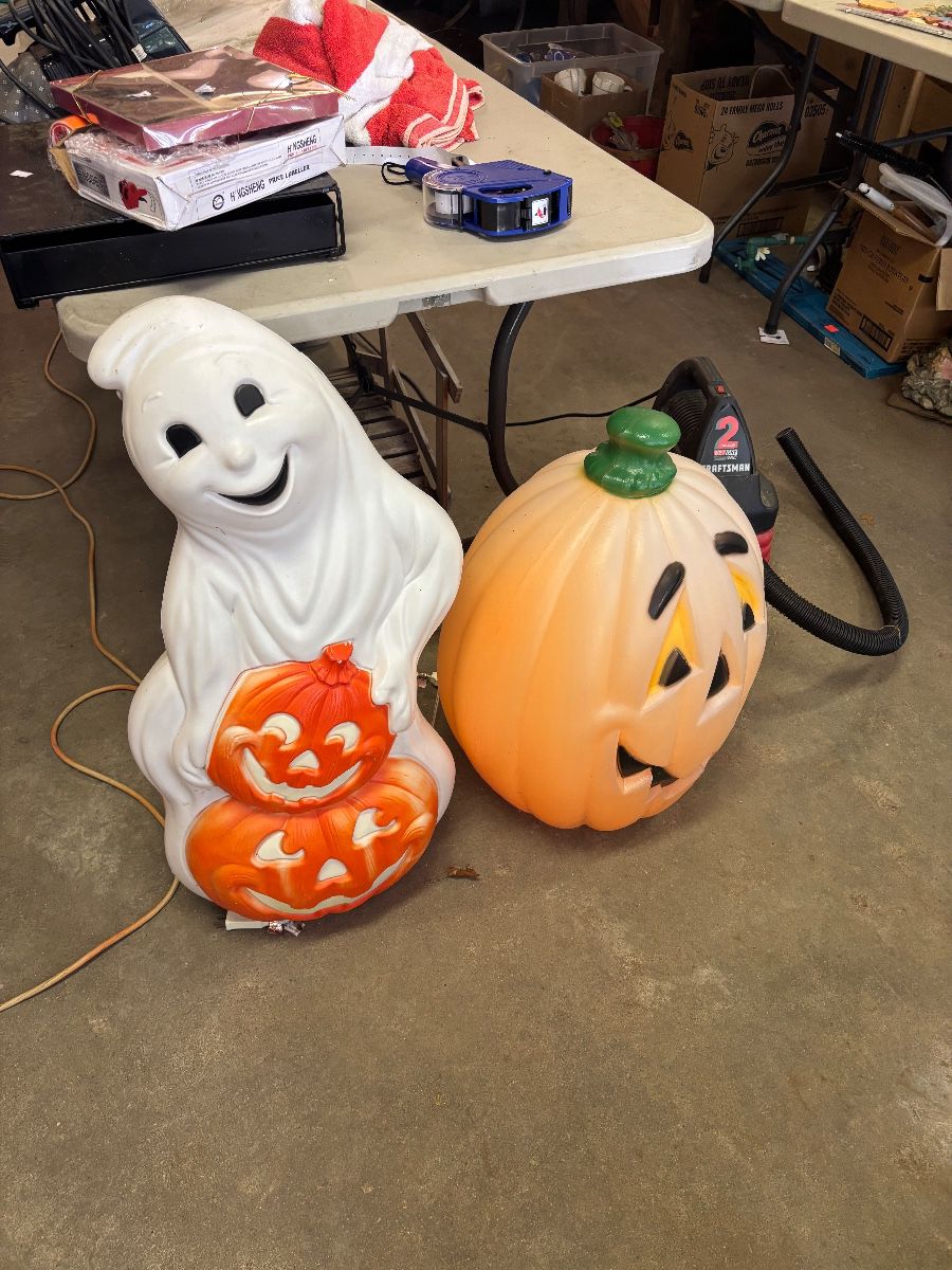 ghost & Pumpkin blo molds