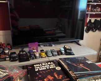 65" smart TV more cars and records