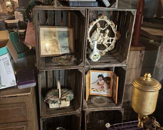 crates and decor