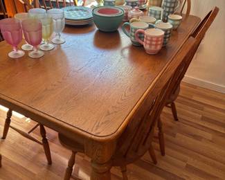 table and chairs