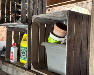 pots and crates