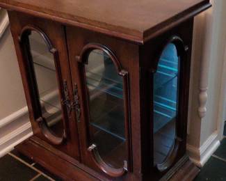 Traditional Mahogany Display Cabinet second image