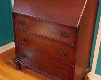 Chippendale Style Secretary Desk