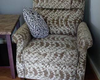 Upholstered Fabric Recliner