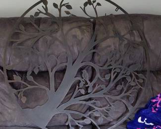 Metal Tree of Life Wall Art with Birds