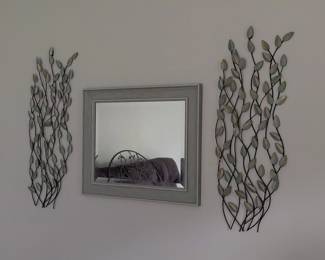 Metal Leaf Wall Art Set