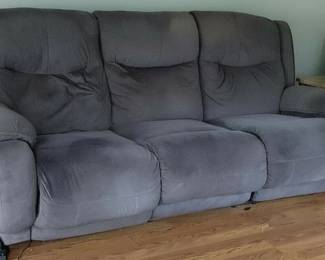 Dark Gray Power Reclining Sofa