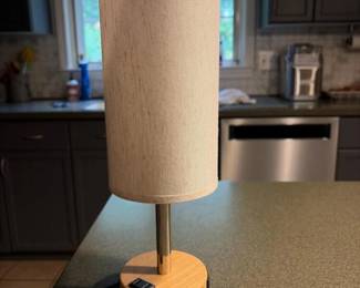 227 moderntablelampwithusbportsandwoo