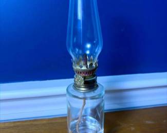 225 clearglassoillampwithbrassburnera
