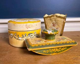 160 handpainteddecorativedeskaccessories