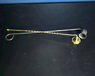 196 metalcandlesnufferandbrasstoneswiz