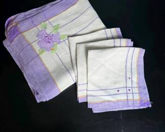 197 vintageembroideredlinennapkins