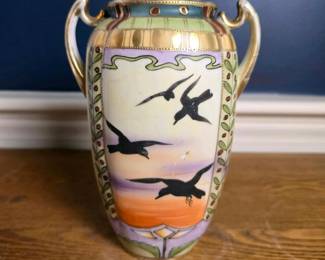 026 handpaintednipponimperialartnouveau