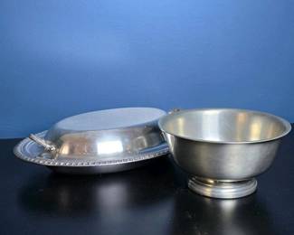 187 preisnerpewterbowlsandservingtray