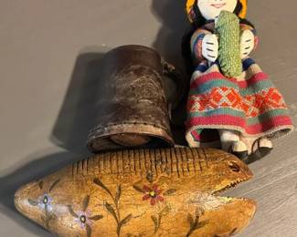 100 leathertankardpaintedfolkinstrument