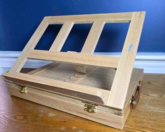 167 portablewoodenartisteaselstoragebox