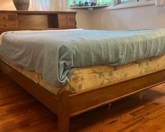 Full wooden bed frame