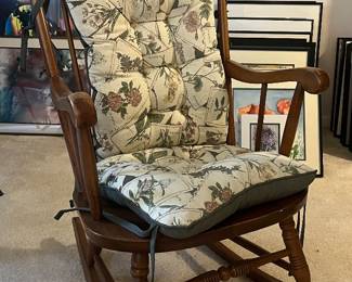 Wood rocking chair