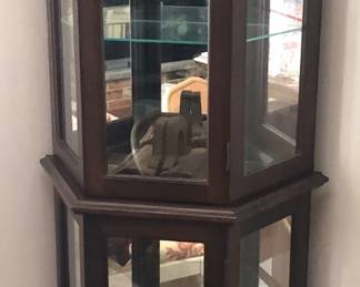 Tall curio cabinet