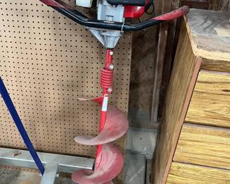 Earthquake ice auger.