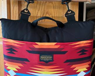 Pendleton outdoor packable blanket in tote.