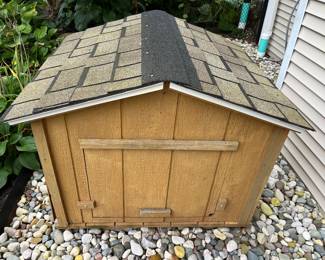 Custom-built housing for Powerbuilt generator.