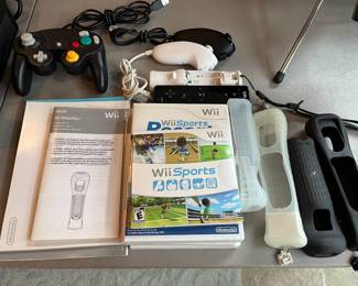 Wii games and accessories.