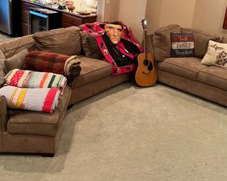 Sectional sofa by Max Home.