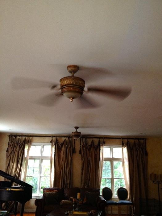 TWO CEILING FANS