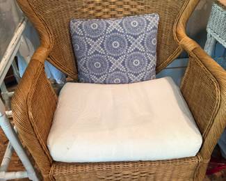 Old Wicker Chair