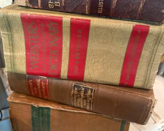 Vintage Dictionaries & Childs Bible