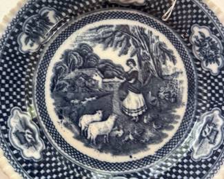 Antique Blue Transferware