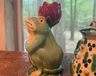 Hunter Important Frog Candle Stick Holder