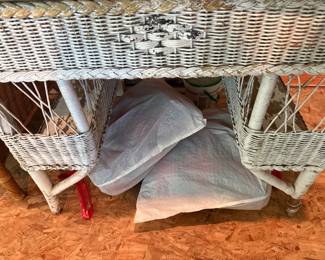 Wicker Desk-Needs Top