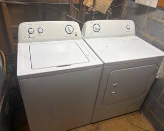 aMana washer and dryer