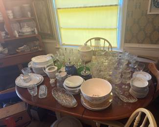 Dining table and chairs