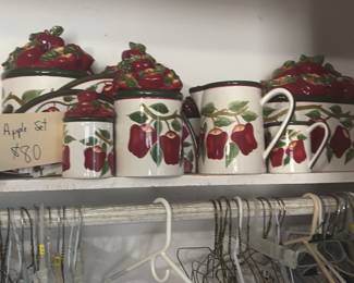 Huge collection of albums and decorative kitchen ware