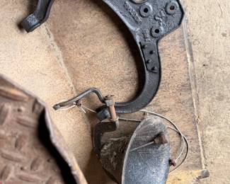Antique cast iron bell